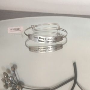 Where Hope Grows, Miracles Blossom Bracelet